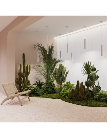 Maytoni Pro Focus Pendant Tube Lamp 1xGU10 6W White MOD161PL-01W1. - product 2