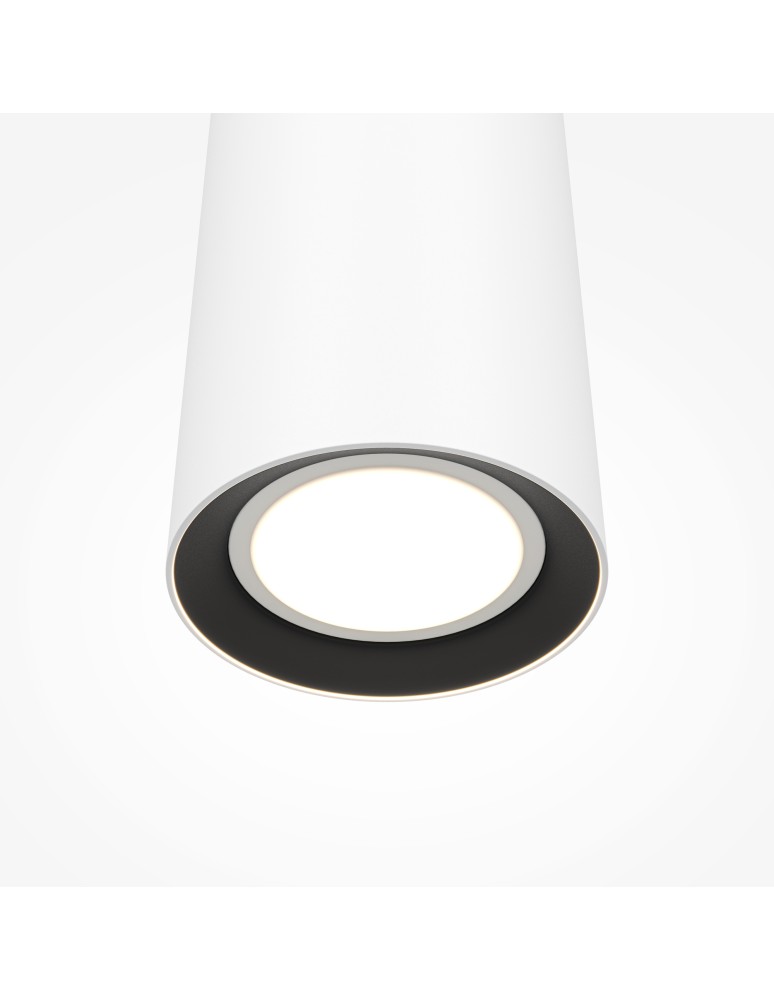 Pendant lamps - Maytoni Pro Focus Pendant Tube Lamp 1xGU10 6W White MOD161PL-01W1. - product kolory-swiatla.pl 3