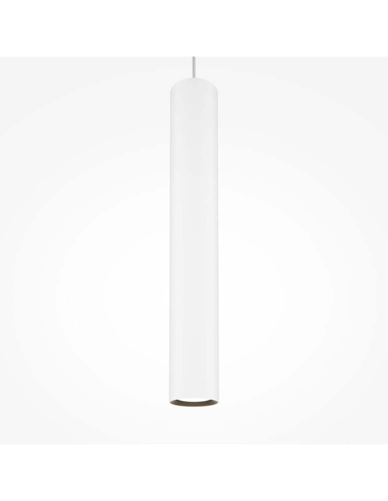 Pendant lamps - Maytoni Pro Focus Pendant Tube Lamp 1xGU10 6W White MOD161PL-01W1. - product kolory-swiatla.pl 4