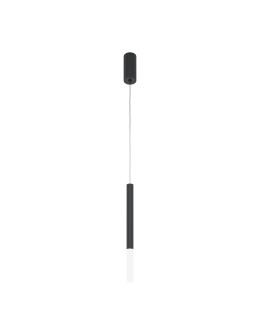 Maytoni Pro Shade LED Tube Pendant Lamp 6W 500lm 4000K Black MOD157PL-L6B4K1