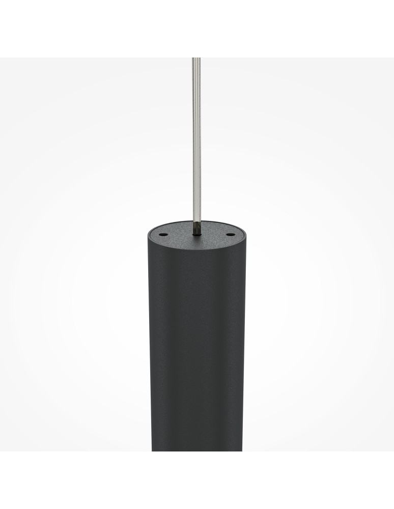 Pendant tube lamps - Maytoni Pro Shade LED Tube Pendant Lamp 6W 500lm 4000K Black MOD157PL-L6B4K1 - product kolory-swiatla.pl 7