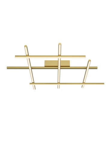 Maytoni Radiance LED 50W 2250lm 3000K Gold MOD278CL-L50G3K Ceiling Lamp.