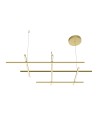 Maytoni Radiance LED Pendant Lamp 80W 3150lm 3000K Gold MOD278PL-L86G3K.