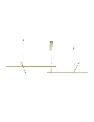 Maytoni Radiance LED Pendant Lamp 80W 1900lm 3000K Gold MOD278PL-L86G3K1.