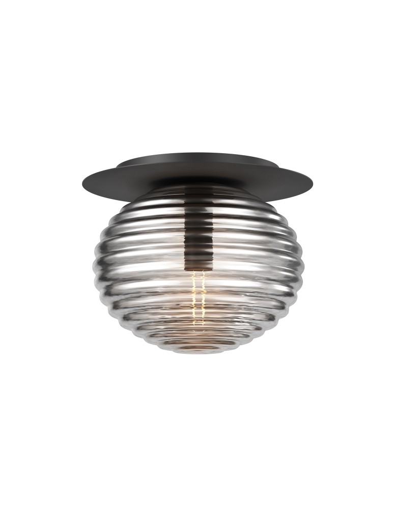 Small ceiling lamps - Maytoni Reels Ceiling Lamp 1xE27 60W Black MOD268CL-01B - product kolory-swiatla.pl 1