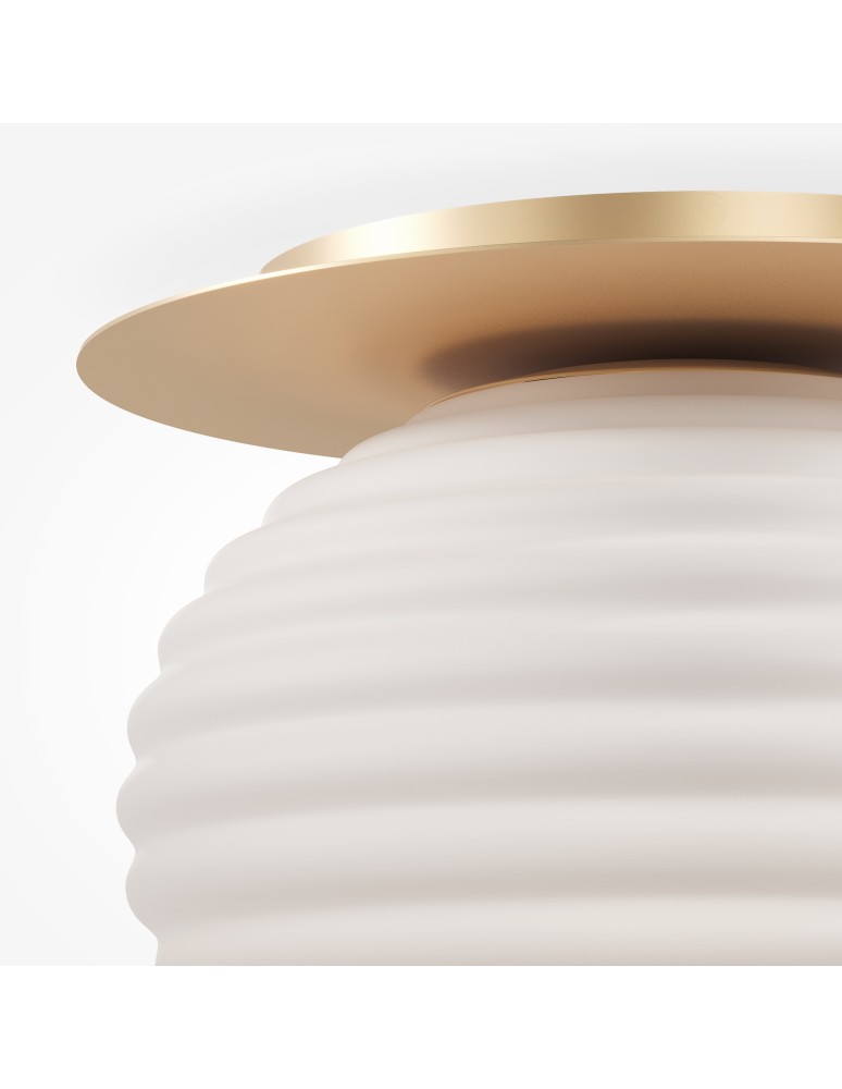 Small ceiling lamps - Maytoni Reels Ceiling Lamp 1xE27 60W Gold MOD268CL-01G - product kolory-swiatla.pl 2
