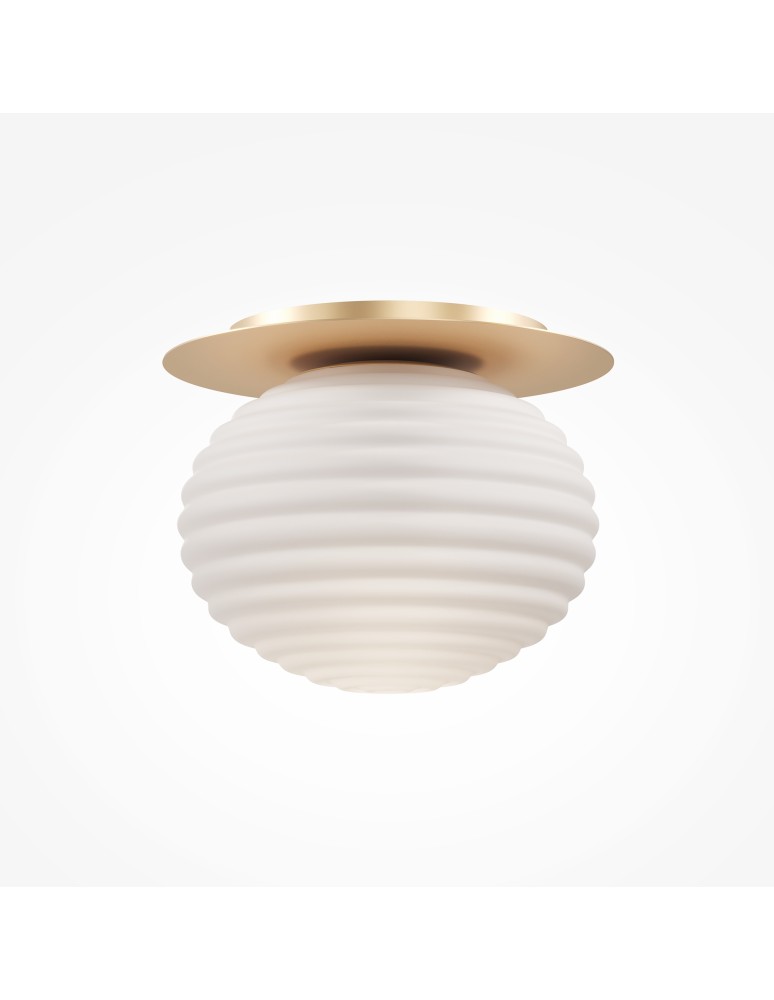 Small ceiling lamps - Maytoni Reels Ceiling Lamp 1xE27 60W Gold MOD268CL-01G - product kolory-swiatla.pl 4