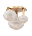 Ceiling lamps spheres - Maytoni Reels Ceiling Lamp 3xE14 40W Gold MOD268CL-03G. - product 1