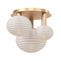 Maytoni Reels Lampa Sufitowa 3xE14 40W Złoty MOD268CL-03G