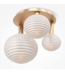 Ceiling lamps spheres - Maytoni Reels Ceiling Lamp 3xE14 40W Gold MOD268CL-03G. - product 3