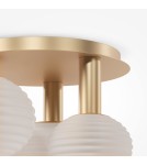 Ceiling lamps spheres - Maytoni Reels Ceiling Lamp 3xE14 40W Gold MOD268CL-03G. - product 5