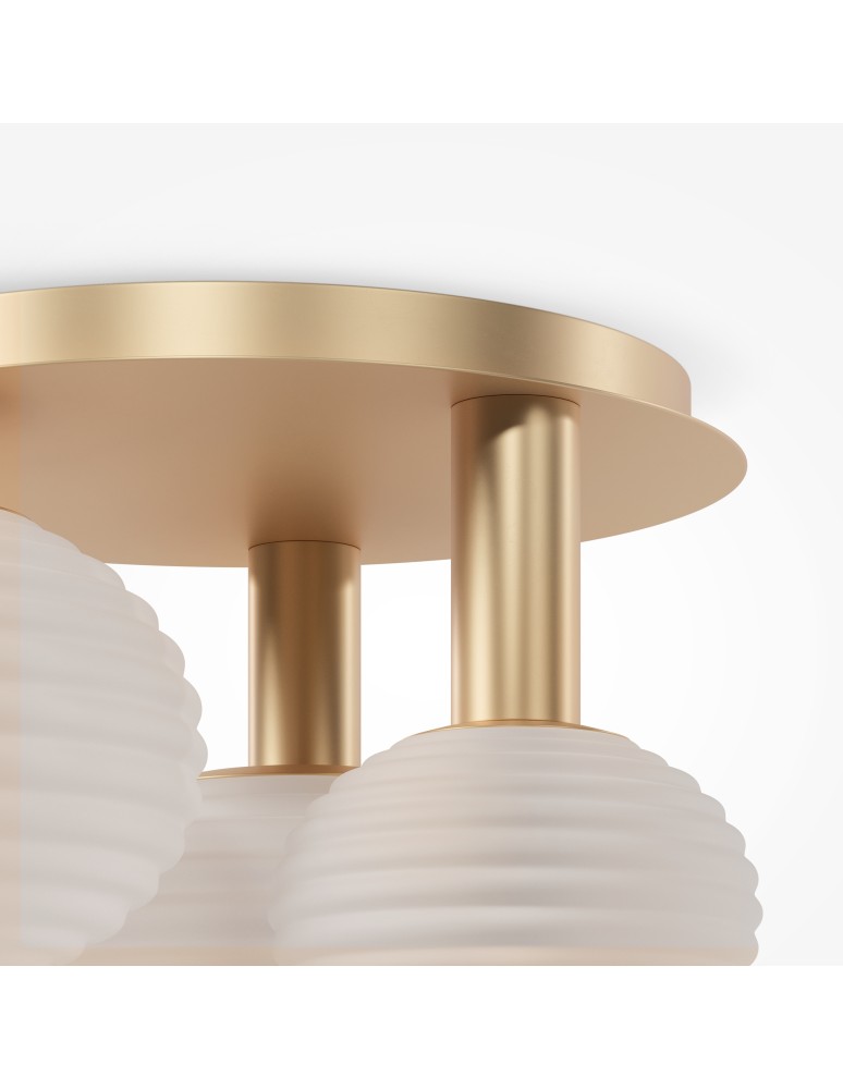 Ceiling lamps spheres - Maytoni Reels Ceiling Lamp 3xE14 40W Gold MOD268CL-03G. - product kolory-swiatla.pl 5