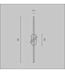 Designer wall lamps - Maytoni Renaissance LED wall lamp/wall lamp 6W 170lm 3000K Brass MOD256WL-L5BS3K2 - product 6