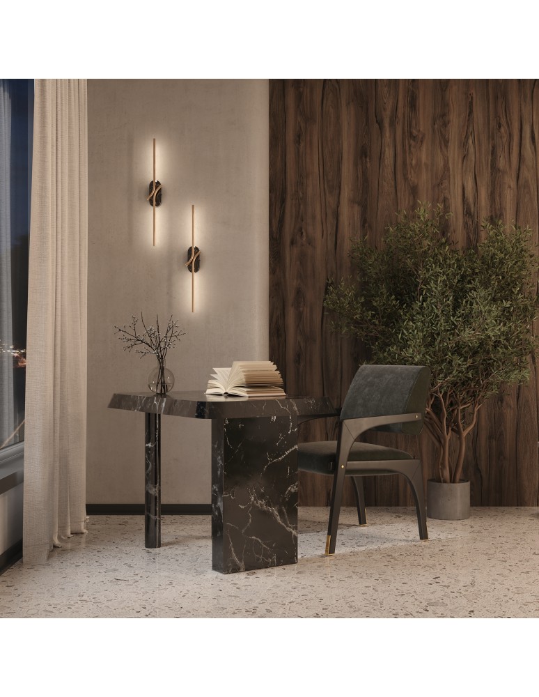 Designer wall lamps - Maytoni Renaissance LED wall lamp/wall lamp 6W 170lm 3000K Brass MOD256WL-L5BS3K3 - product kolory-swiatla.pl 2
