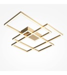 Maytoni Rida Lampa Sufitowa LED 78W 4300lm Złoty MOD015CL-L80GK