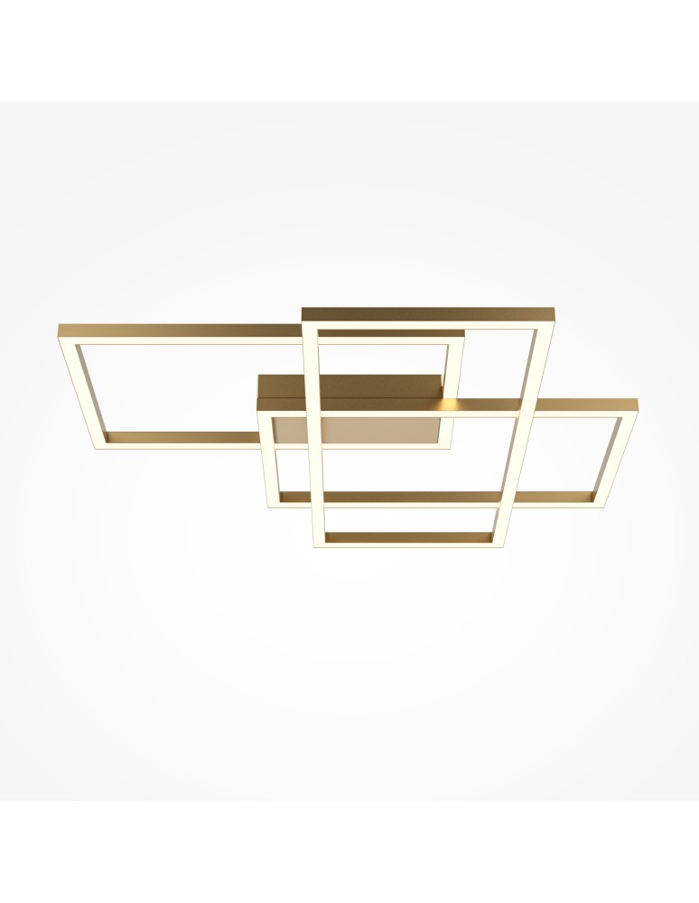 LED ceiling lamps - Maytoni Rida LED Ceiling Lamp 78W 4300lm Gold MOD015CL-L80GK. - product kolory-swiatla.pl 4