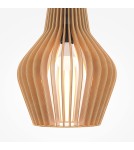 Pendant lamps - Maytoni Roots Wooden Pendant Lamp 1xE27 40W Black MOD191PL-01W1 - product 3