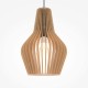 Maytoni Roots Lampa Wisząca Drewniana 1xE27 40W Czarny MOD191PL-01W1