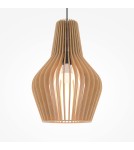 Pendant lamps - Maytoni Roots Wooden Pendant Lamp 1xE27 40W Black MOD191PL-01W1 - product 4