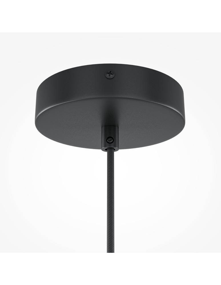 Pendant lamps - Maytoni Roots Wooden Pendant Lamp 1xE27 40W Black MOD192PL-01W1 - product kolory-swiatla.pl 5