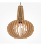 Pendant lamps - Maytoni Roots Wooden Pendant Lamp 1xE27 40W Black MOD193PL-01W1 - product 4