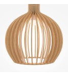 Wooden pendant lamps - Maytoni Roots Wooden Pendant Lamp 1xE27 40W Black MOD194PL-01W1 - product 3