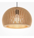 Wooden pendant lamps - Maytoni Roots Wooden Pendant Lamp 1xE27 40W Black MOD195PL-01W - product 3