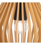 Pendant lamps - Maytoni Roots Wooden Pendant Lamp 1xE27 40W Black MOD191PL-01W - product 2