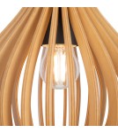 Pendant lamps - Maytoni Roots Wooden Pendant Lamp 1xE27 40W Black MOD192PL-01W - product 2