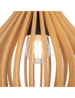 Maytoni Roots Lampa Wisząca Drewniana 1xE27 40W Czarny MOD192PL-01W - produkt 2