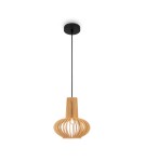 Pendant lamps - Maytoni Roots Wooden Pendant Lamp 1xE27 40W Black MOD193PL-01W - product 2