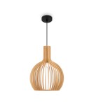 Wooden pendant lamps - Maytoni Roots Wooden Pendant Lamp 1xE27 40W Black MOD194PL-01W - product 3