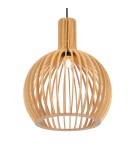 Wooden pendant lamps - Maytoni Roots Wooden Pendant Lamp 1xE27 40W Black MOD194PL-01W - product 5