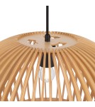 Wooden pendant lamps - Maytoni Roots Wooden Pendant Lamp 1xE27 40W Black MOD195PL-01W1 - product 2
