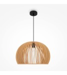 Wooden pendant lamps - Maytoni Roots Wooden Pendant Lamp 1xE27 40W Black MOD195PL-01W1 - product 4
