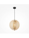 Maytoni Roots Lampa Wisząca Drewniana 1xE27 40W Czarny MOD197PL-01W Maytoni Roots Lampa Wisząca Drewniana 1xE27 40W Czarny MOD197PL-01W