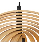 Pendant lamps - Maytoni Roots Wooden Pendant Lamp 1xE27 40W Black MOD197PL-01W - product 3