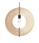 Pendant lamps - Maytoni Roots Wooden Pendant Lamp 1xE27 40W Black MOD197PL-01W1 - product 5