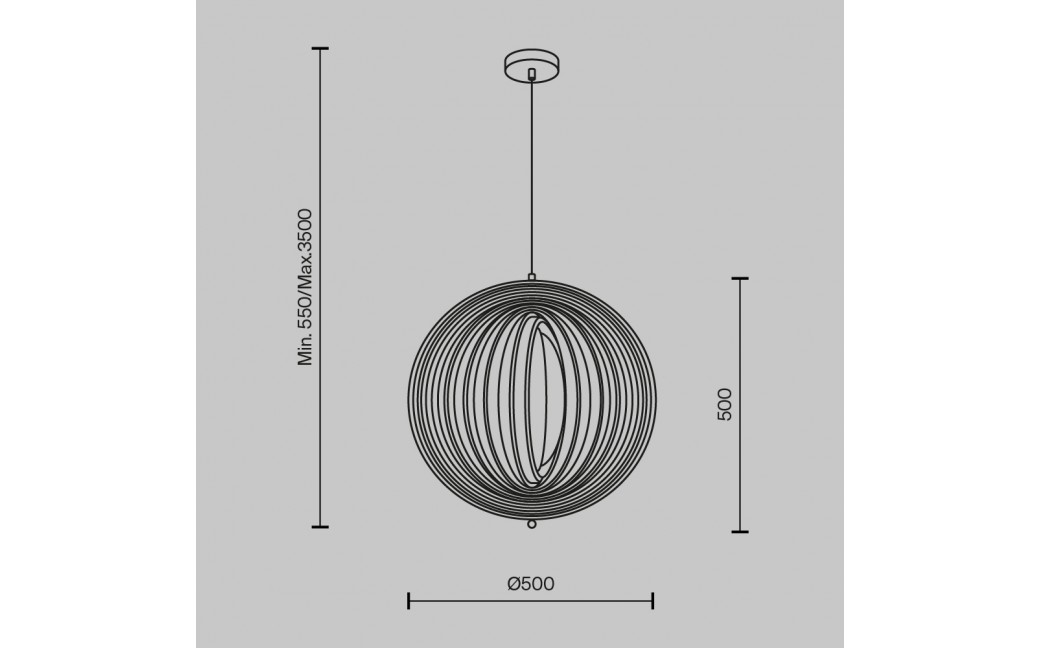 Maytoni Roots Lampa Wisząca Drewniana 1xE27 40W Czarny MOD197PL-01W1