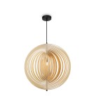 Pendant lamps - Maytoni Roots Wooden Pendant Lamp 1xE27 40W Black MOD197PL-01W2 - product 2