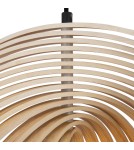 Pendant lamps - Maytoni Roots Wooden Pendant Lamp 1xE27 40W Black MOD197PL-01W2 - product 3
