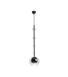 Single pendant lamps - Maytoni Ros Glass Ball Pendant Lamp 1xGU10 28W Black MOD227PL-01B. - product 1