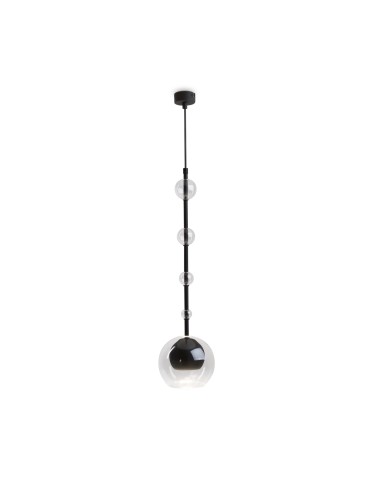 Maytoni Ros Glass Ball Pendant Lamp 1xGU10 28W Black MOD227PL-01B.