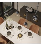 Single pendant lamps - Maytoni Ros Glass Ball Pendant Lamp 1xGU10 28W Black MOD227PL-01B. - product 2
