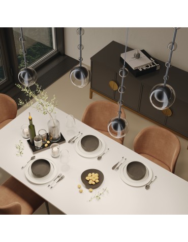 Maytoni Ros Lampa Wisząca Szklane Kule 1xGU10 28W Czarny MOD227PL-01B - produkt 2