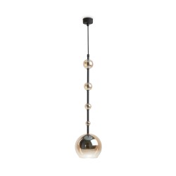 Maytoni Ros Lampa Wisząca Szklane Kule 1xGU10 28W Czarny MOD227PL-01B1