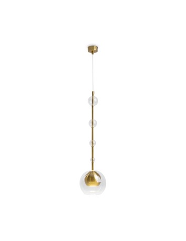 Maytoni Ros Glass Ball Pendant Lamp 1xGU10 28W Brass MOD227PL-01BS.