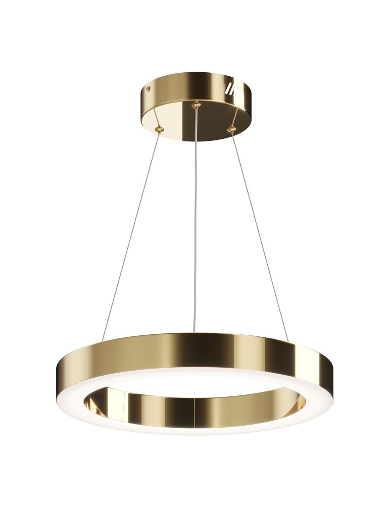 Pendant lamps - Maytoni Saturno LED Ring Pendant Lamp 36W 2500lm 4000K Brass MOD415PL-L36BS4K - product kolory-swiatla.pl 1