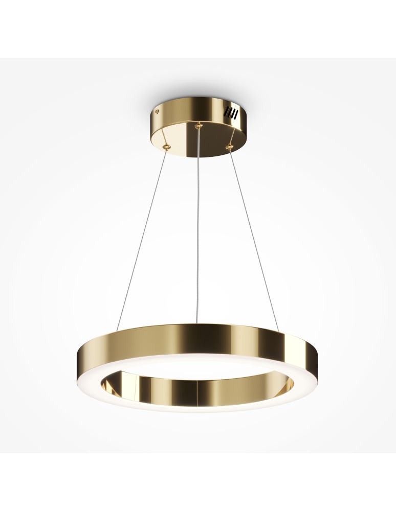 Pendant lamps - Maytoni Saturno LED Ring Pendant Lamp 36W 2500lm 4000K Brass MOD415PL-L36BS4K - product kolory-swiatla.pl 5