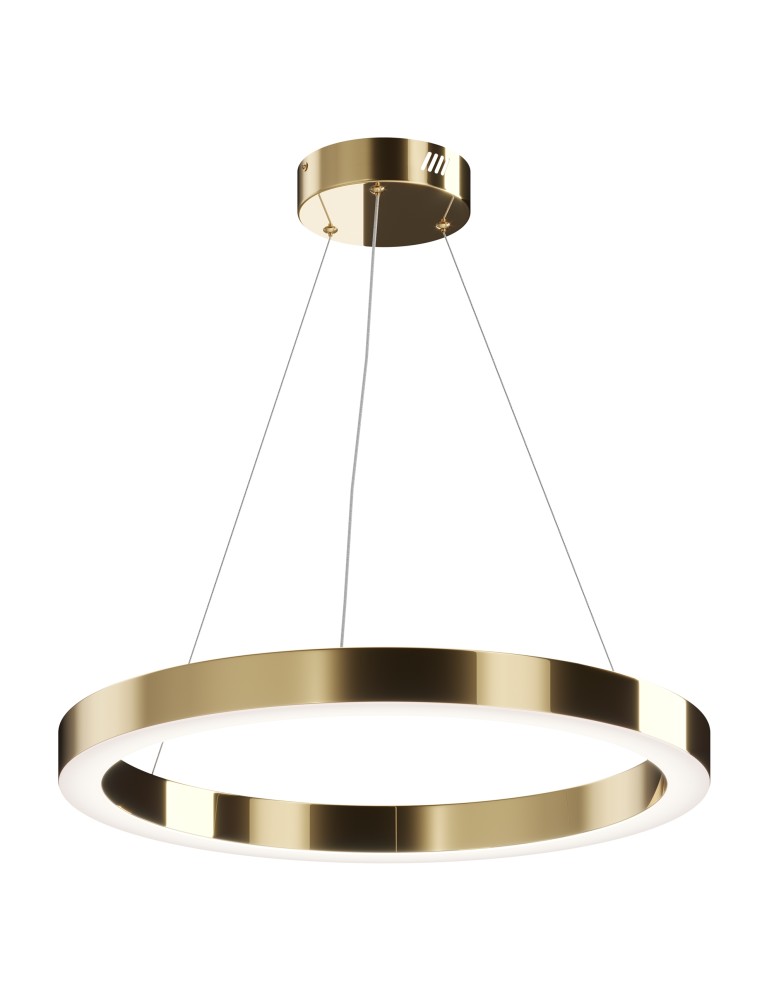 Pendant lamps - Maytoni Saturno LED Ring Pendant Lamp 45W 3100lm 4000K Brass MOD415PL-L45BS4K - product kolory-swiatla.pl 4